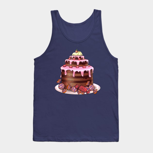 Yummy Cake Tank Top by Bootyfreeze